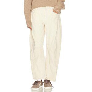 We the Free People Denim Good Luck Mid Rise Barrel Corduroy Jeans